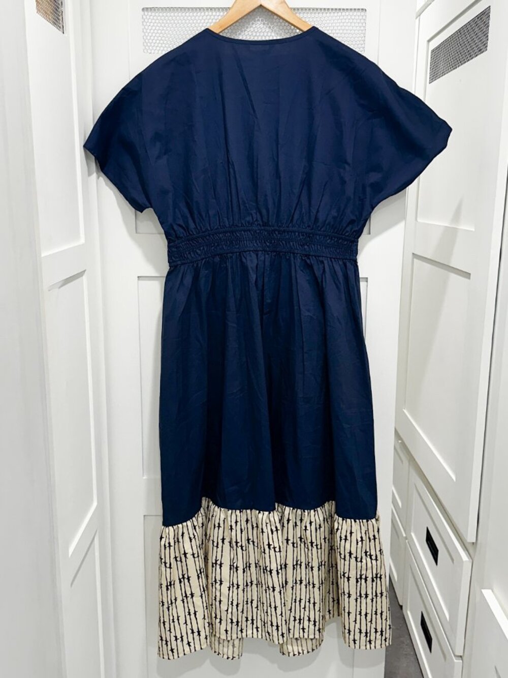 NWT 100% Cotton Maxi Dress Cottagecore Farm House Country Natural - Picture 7 of 9